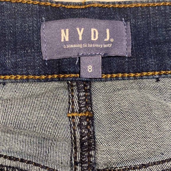 NYDJ SZ 8 Medium Wash Skinny Denim Blue Jeans New D31 - Picture 8 of 16